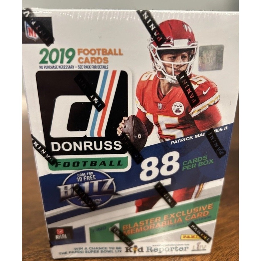 2019 Panini Donruss Football 11 Pack Blaster Box - Factory Sealed